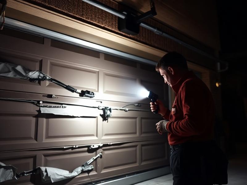 Emergency garage door service in Westport
